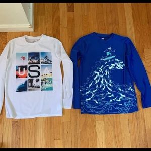 Boy’s Rash Guard Long Sleeve Shirts